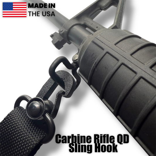 2pc Rigid QD Sling Hook Adapter 360° Turn Left/Right Hand Polymer